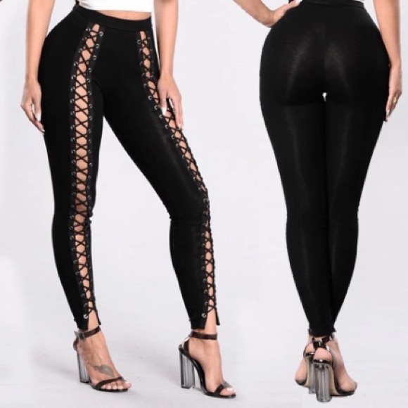 Lace It Up Trousers - Picture 2 of 3